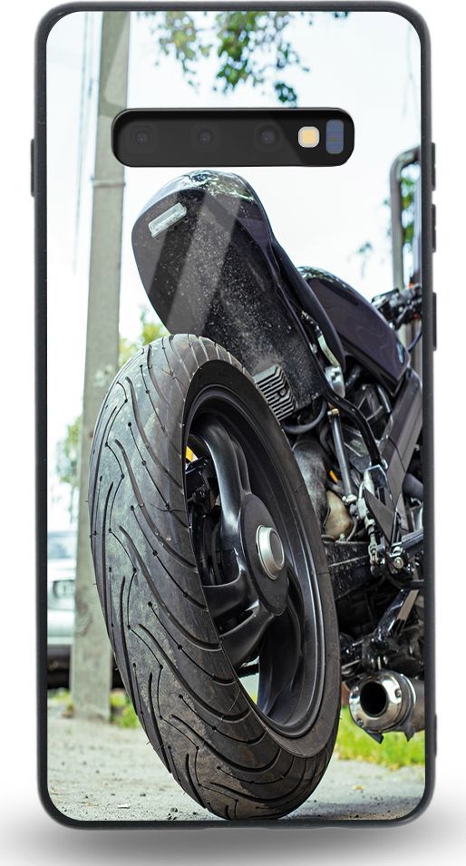 Etui na Samsung S10 Plus - Designer Series - Bike Tyre 1
