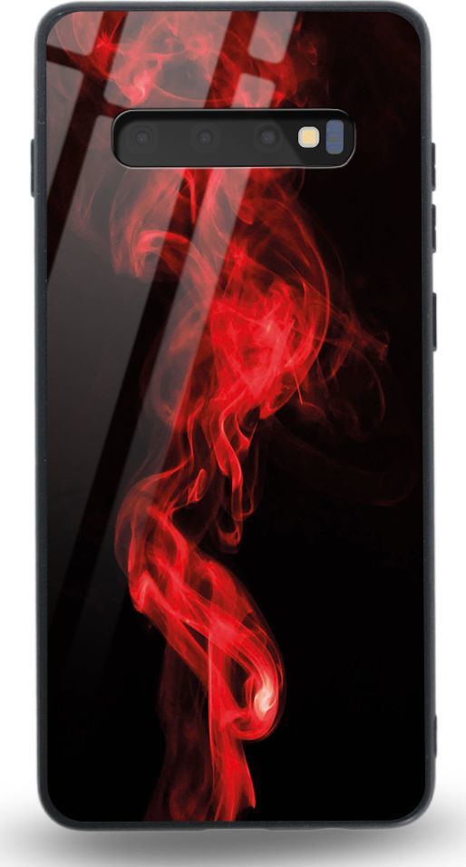 Etui na Samsung S10 Plus - Designer Series - Red smoke 1
