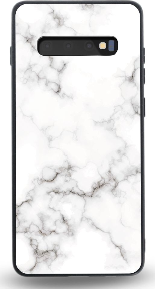 Etui na Samsung S10 Plus - Designer Series - White granite 1