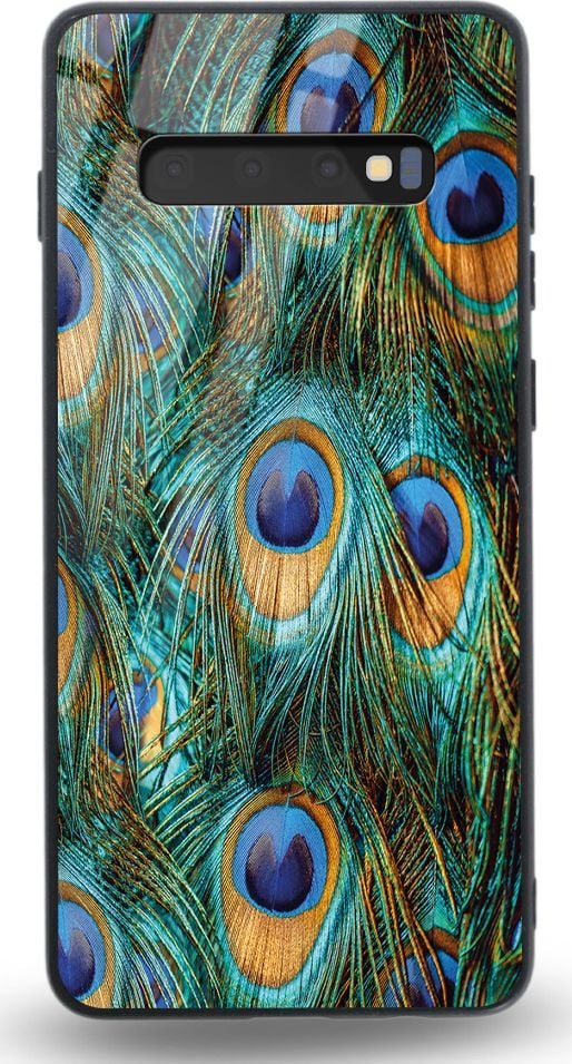 Etui na Samsung S10 - Designer Series - Peacock Feather Bunch 1
