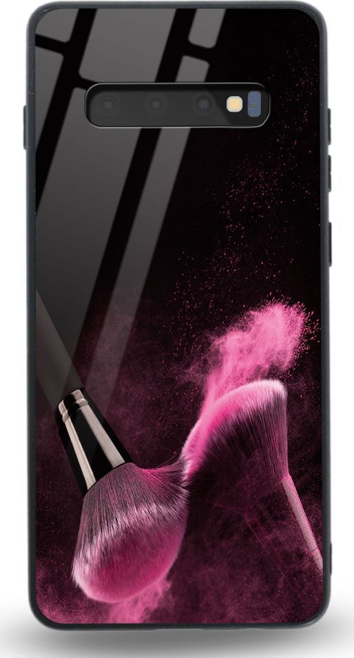 Etui na Samsung S10 - Designer Series - Pink powder brush 1