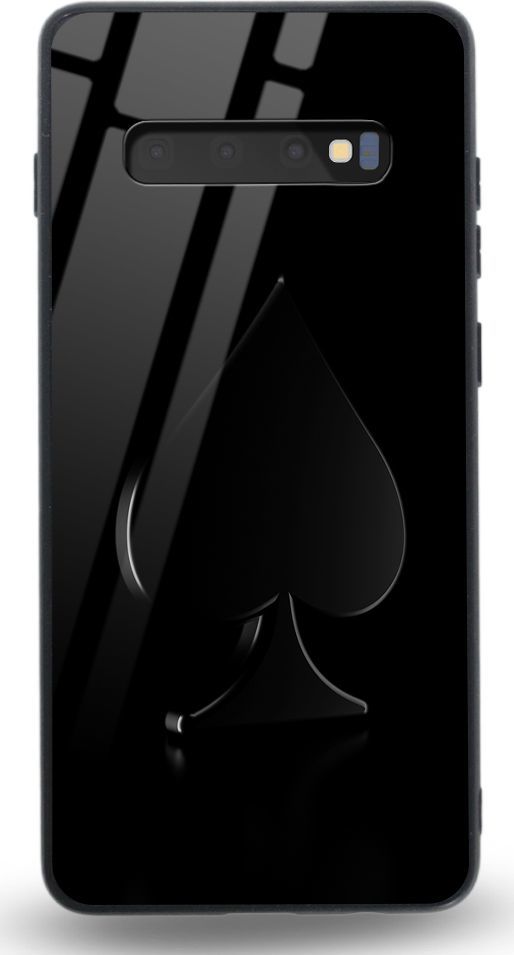Etui na Samsung S10 - Designer Series - Black spade 1