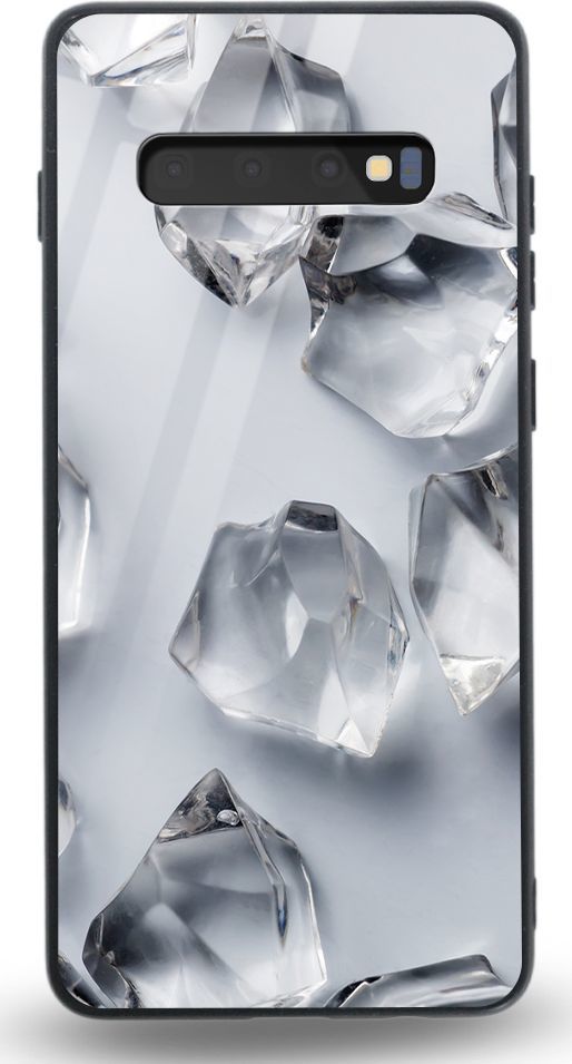 Etui na Samsung S10 - Designer Series - White glass cubes 1
