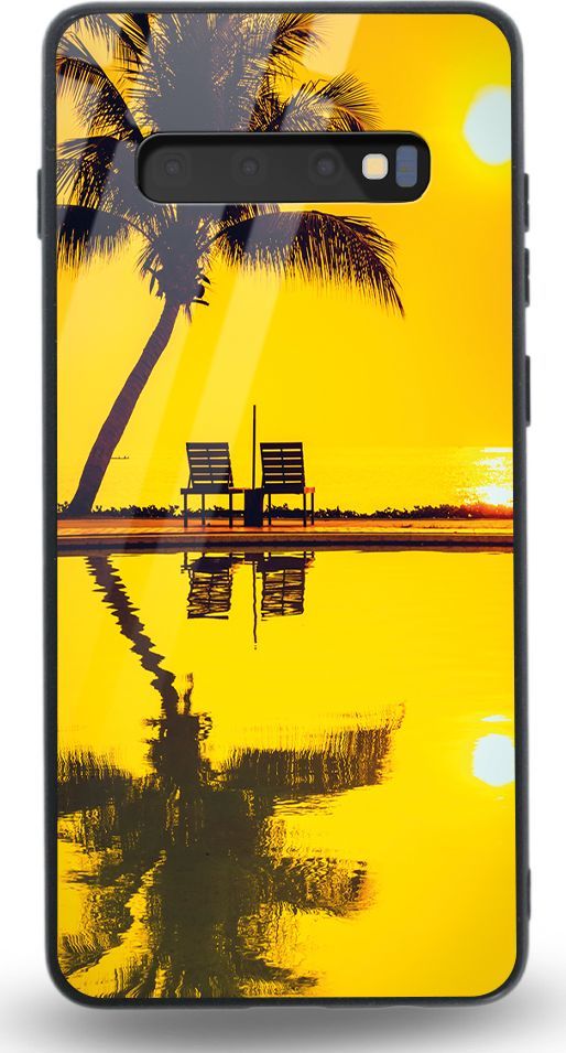 Etui na Samsung S10 - Designer Series - Yellow sunset 1