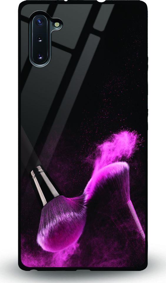 Etui na Samsung Note 10 - Designer Series - Pink powder brush 1