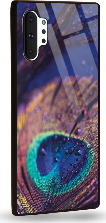 Etui na Samsung Note 10 Plus - Designer Series - Peacock Feather Closeup 1