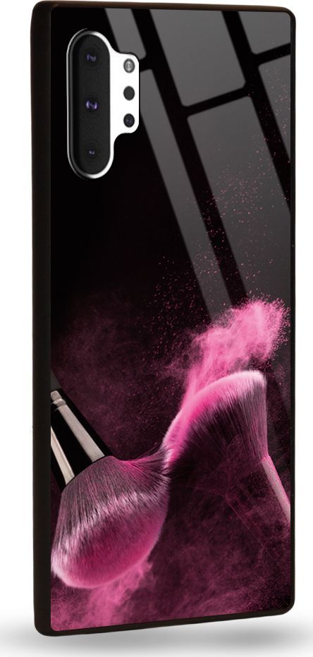 Etui na Samsung Note 10 Plus - Designer Series - Pink powder brush 1