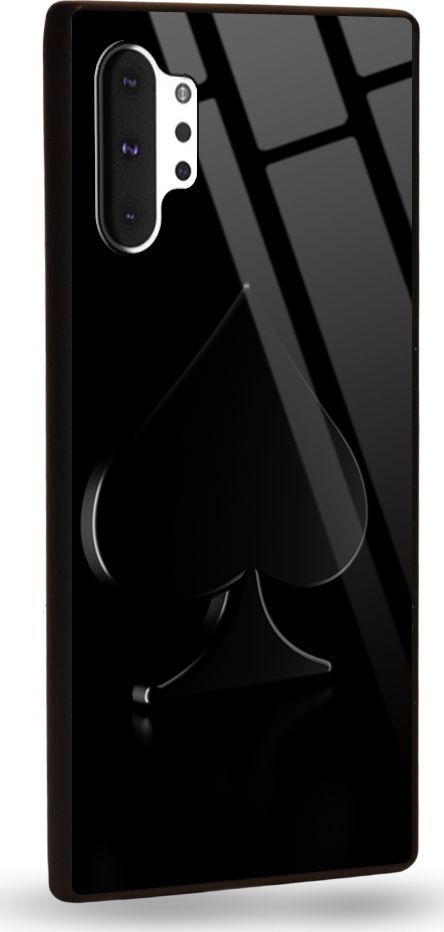Etui na Samsung Note 10 Plus - Designer Series - Black spade 1
