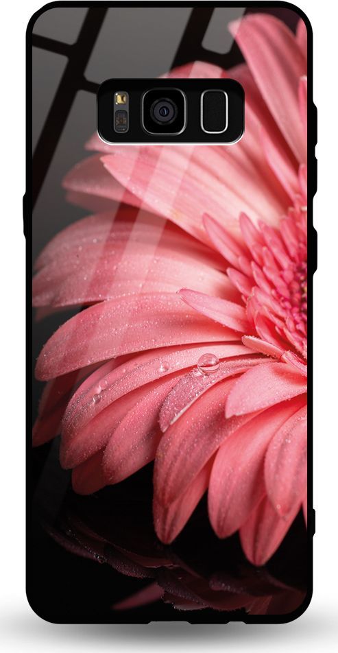 Etui na Samsung S8 - Designer Series - Pink flower 1