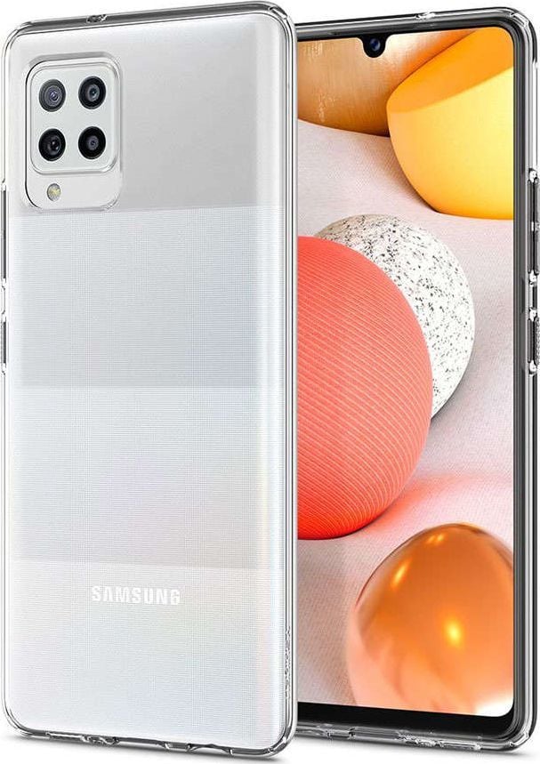  Spigen Etui Spigen Liquid Crystal do Samsung Galaxy A42 5G Crystal Clear uniwersalny 1
