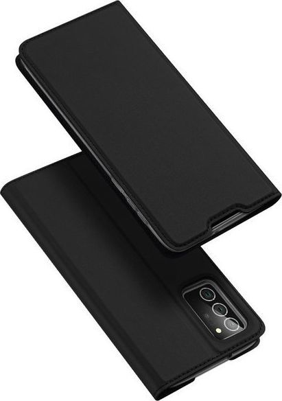 Dux Ducis Etui Dux Ducis Skin do Samsung Galaxy Note 20 Czarne + Szkło Alogy Full uniwersalny 1