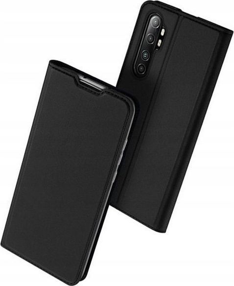 Dux Ducis Etui Dux Ducis Skin do Xiaomi Mi Note 10 Lite Czarne + Szkło Mocolo 3D uniwersalny 1