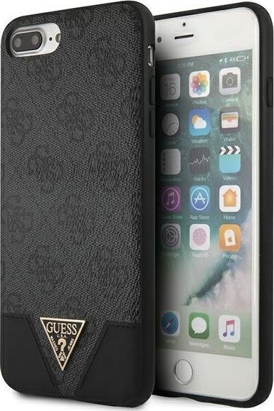 Guess Guess GUHCI8LPU4GHBK iPhone 7/8 Plus szary/grey hardcase 4G Triangle Collection 1