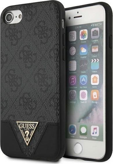 Guess Guess GUHCI8PU4GHBK iPhone 7/8/SE 2020 szary/grey hardcase 4G Triangle Collection 1
