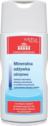 Sulphur Mineralna Odżywka Do Włosów Zdrojowa Zdrowe Piękne Lśniące Włosy 200 g 1
