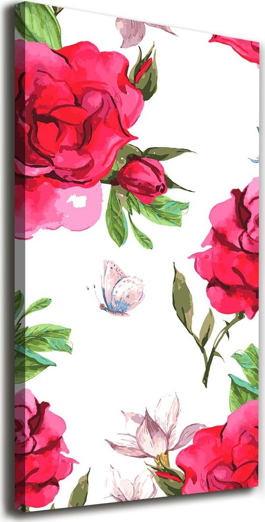  Tulup Obraz Na Płótnie 50x100 Obraz Canvas Czerwone róże 1
