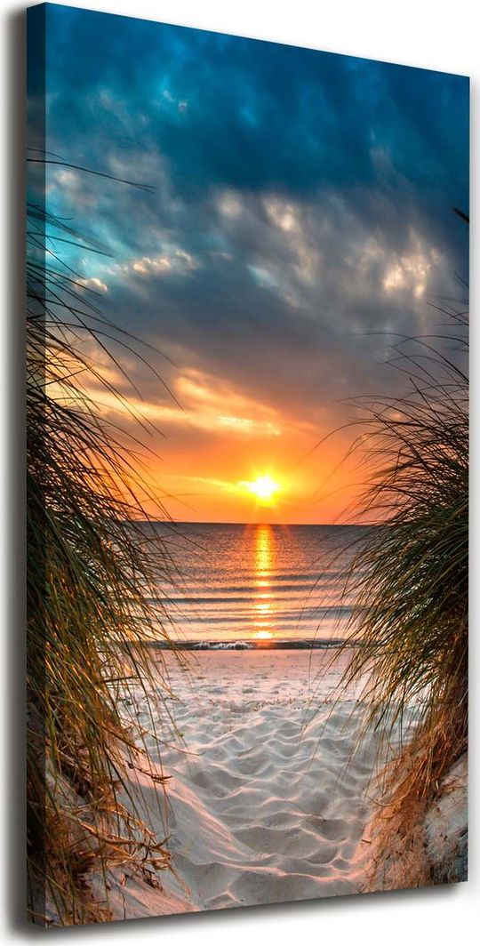  Tulup Obraz Na Płótnie 50x100 Obraz Canvas Zachód słońca morze 1