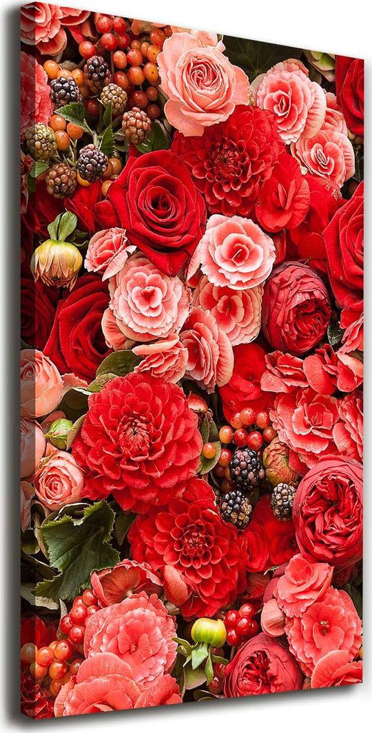  Tulup Obraz Na Płótnie 50x100 Obraz Canvas Bukiet kwiatów 1
