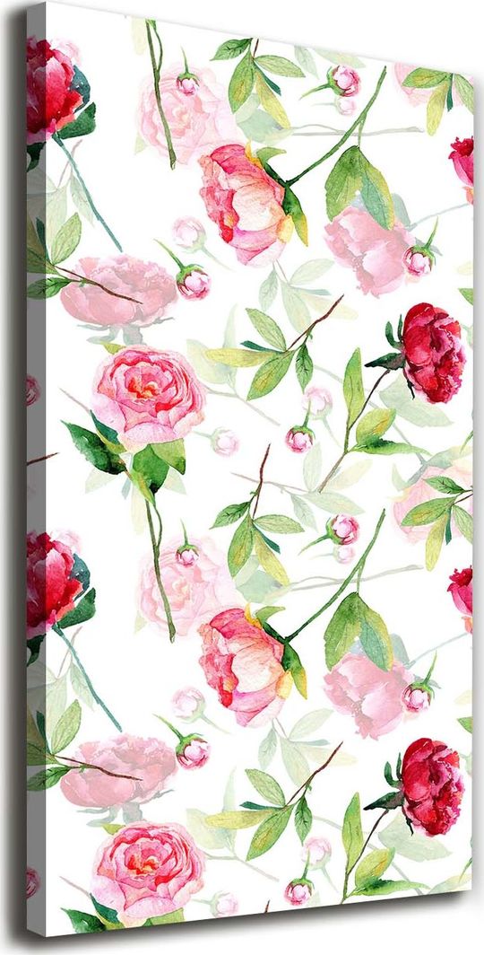  Tulup Obraz Na Płótnie 50x100 Obraz Canvas Róże i piwonie 1
