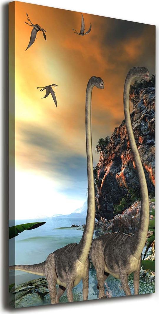  Tulup Obraz Na Płótnie 50x100 Obraz Canvas Dinozaury 1