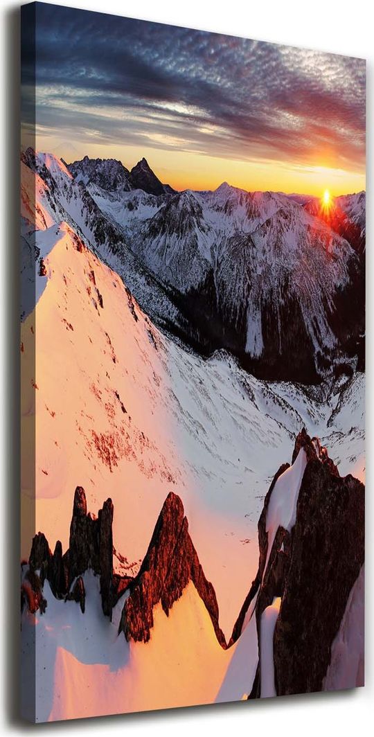  Tulup Obraz Na Płótnie 50x100 Obraz Canvas Góry zimą 1