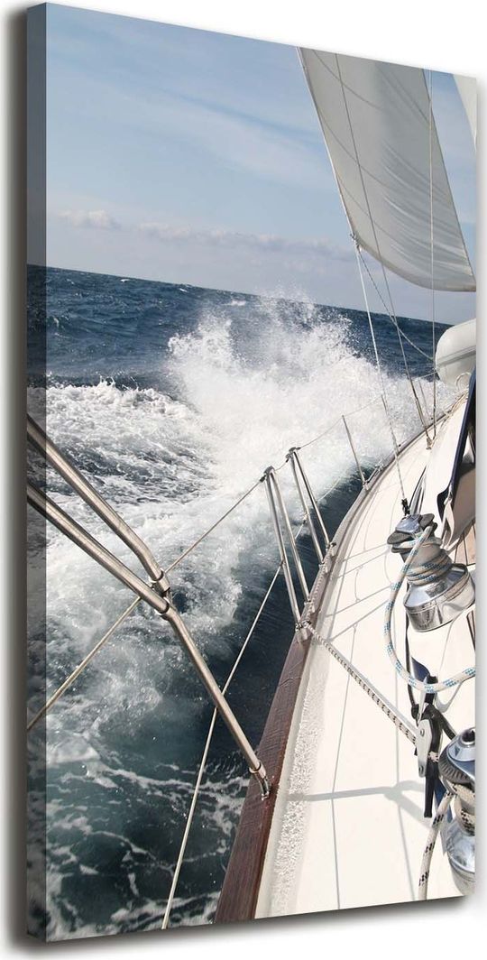  Tulup Obraz Na Płótnie 50x100 Obraz Canvas Jacht na morzu 1