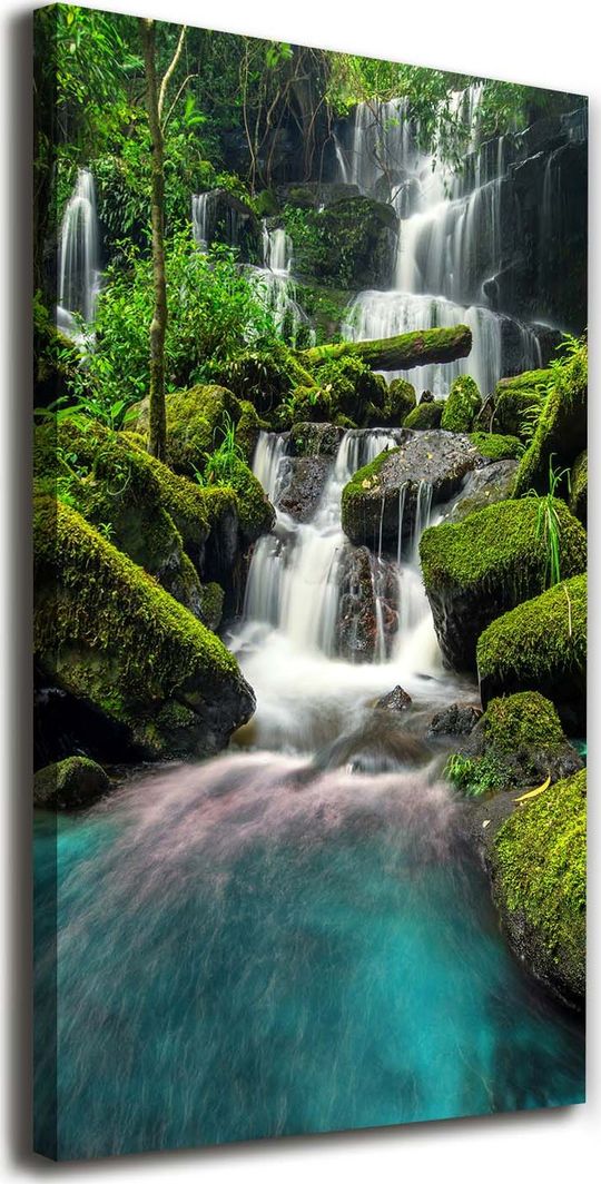  Tulup Obraz Na Płótnie 50x100 Obraz Canvas Wodospad w dżungli 1