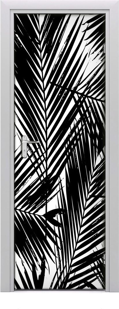  Tulup Fototapeta samoprzylepna na drzwi 75 x 205 cm liście palmowe 1