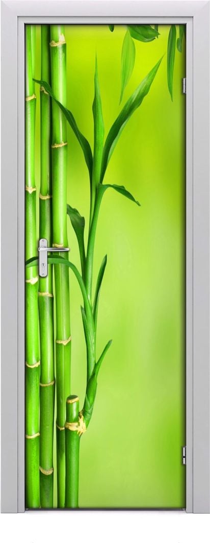  Tulup Fototapeta samoprzylepna na drzwi 75 x 205 cm bambus 1