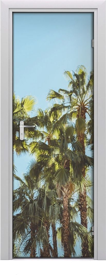  Tulup Fototapeta samoprzylepna na drzwi 75 x 205 cm krajobrazy palmy 1