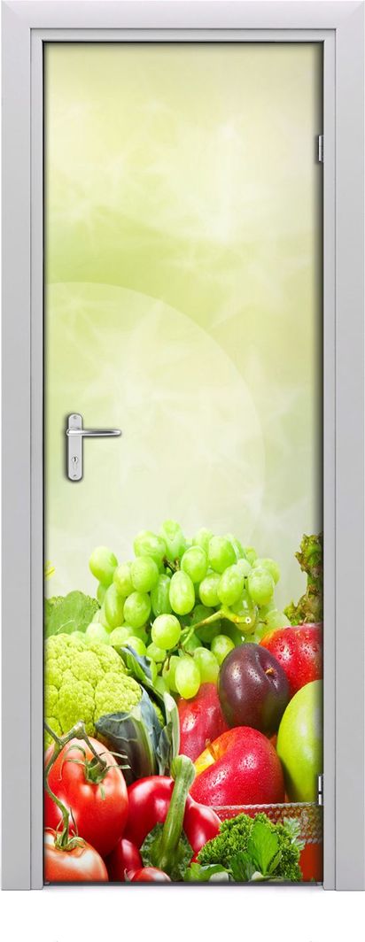  Tulup Fototapeta samoprzylepna na drzwi 75 x 205 cm warzywa i owoce 1