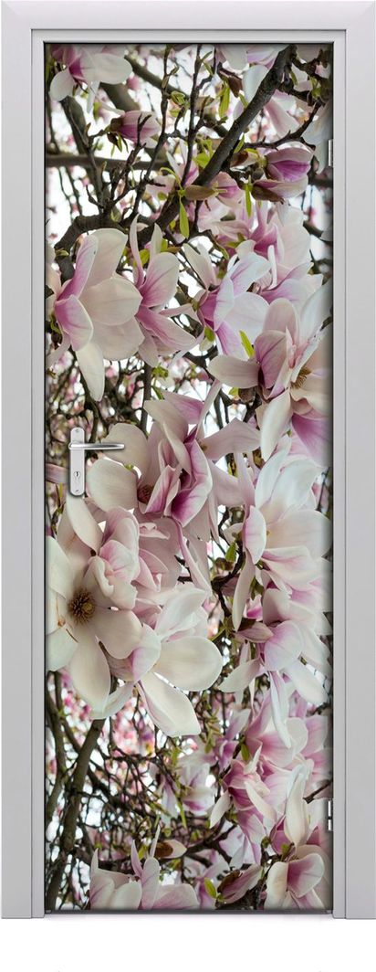  Tulup Fototapeta samoprzylepna na drzwi 75 x 205 cm Magnolia 1