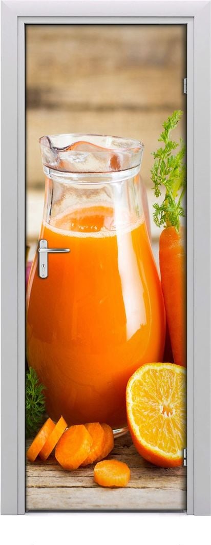  Tulup Fototapeta samoprzylepna na drzwi 75 x 205 cm sok owocowy 1
