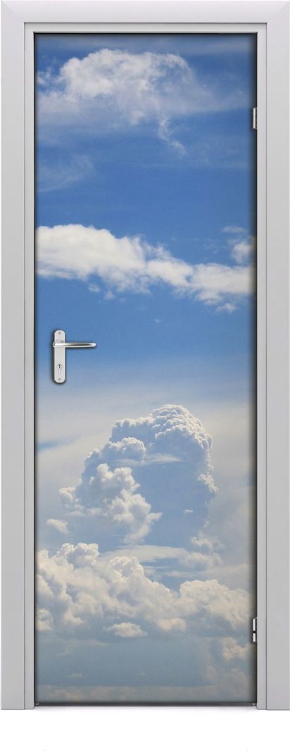  Tulup Fototapeta samoprzylepna na drzwi 75 x 205 cm Chmury na niebie 1