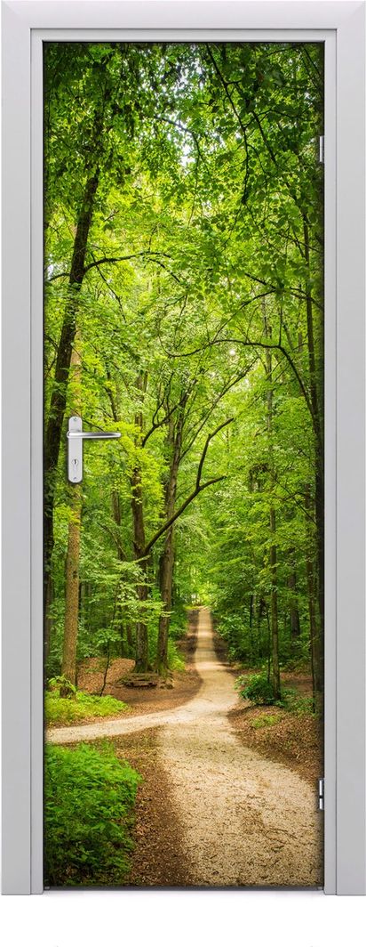  Tulup Fototapeta samoprzylepna na drzwi 75 x 205 cm Droga w lesie 1