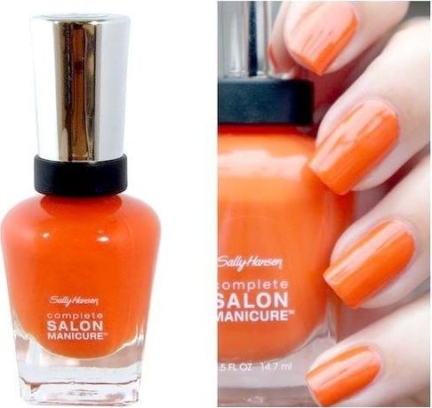 Sally Hansen Sally Hansen Lakier Salon Complete Manicure On The Mango Nr 844 uniwersalny 1