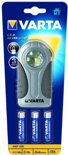 Latarka Varta LED 3x AAA Easy-Line Srebrny (16647101421) 1