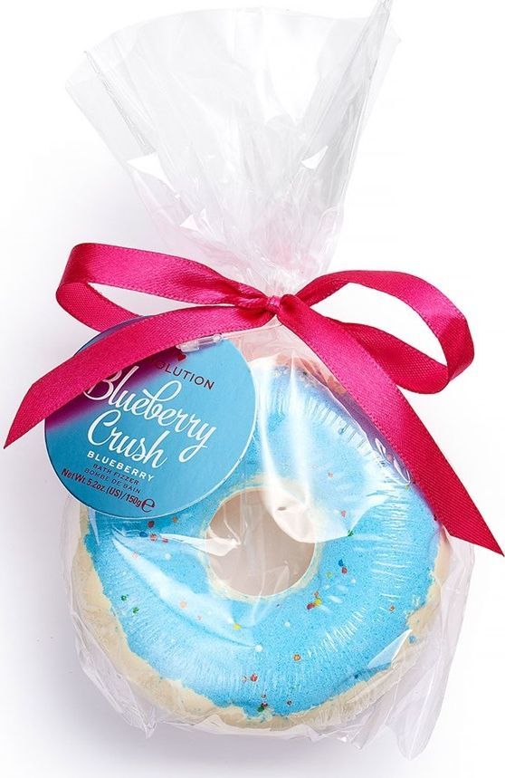 Makeup Revolution I Heart Bath Fizzer Krążek do kąpieli Blueberry Crush 1szt 1