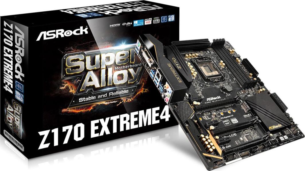 Z170 EXTREME4 ＋ Intel Core i7 6700k ASRock Z170 Extreme 4, Intel Z170, 4x DDR4, SATA3, USB 3.1