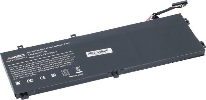Bateria Nowa bateria do Dell XPS 15 9550 9560 9570 Precision M5510 M5520 56Wh 11.4V 4700mAh H5H20 uniwersalny 1