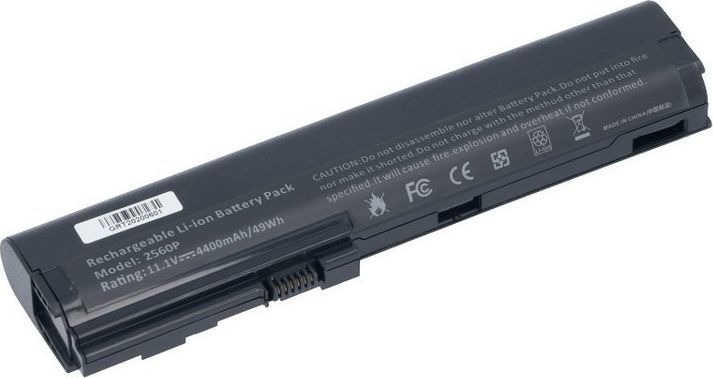 Bateria do HP EliteBook 2560p 2570p , 4400mAh, 11.1V 1