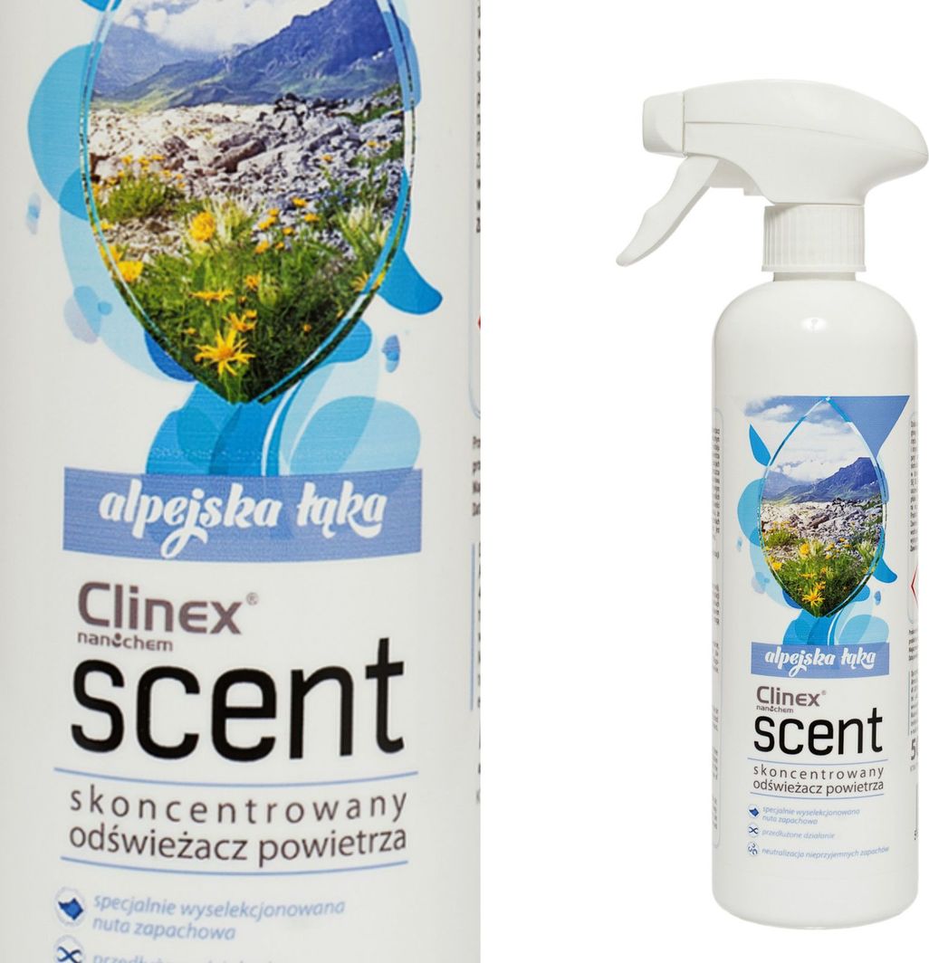 Clinex ODŚWIEŻACZ POWIETRZA CLINEX 500 ML ALPEJSKA ŁĄKA 1