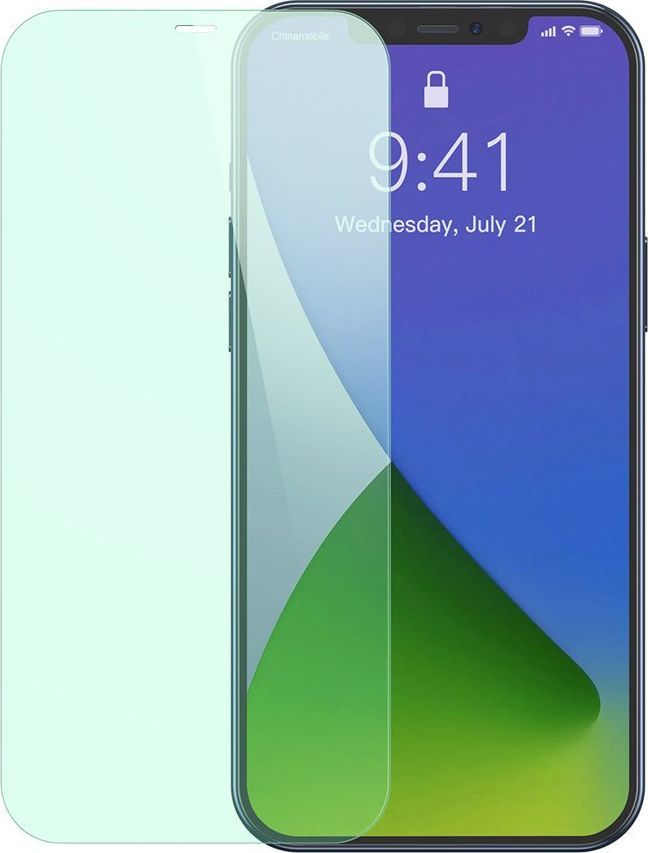 Baseus Szkło hartowane 0.3mm Baseus Eye-Protection Apple iPhone 12/12 Pro (2 sztuki) 1