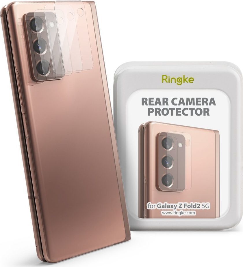 Ringke Szkło hartowane na aparat Ringke Camera Glass Samsung Galaxy Z Fold 2 [3 PACK] 1