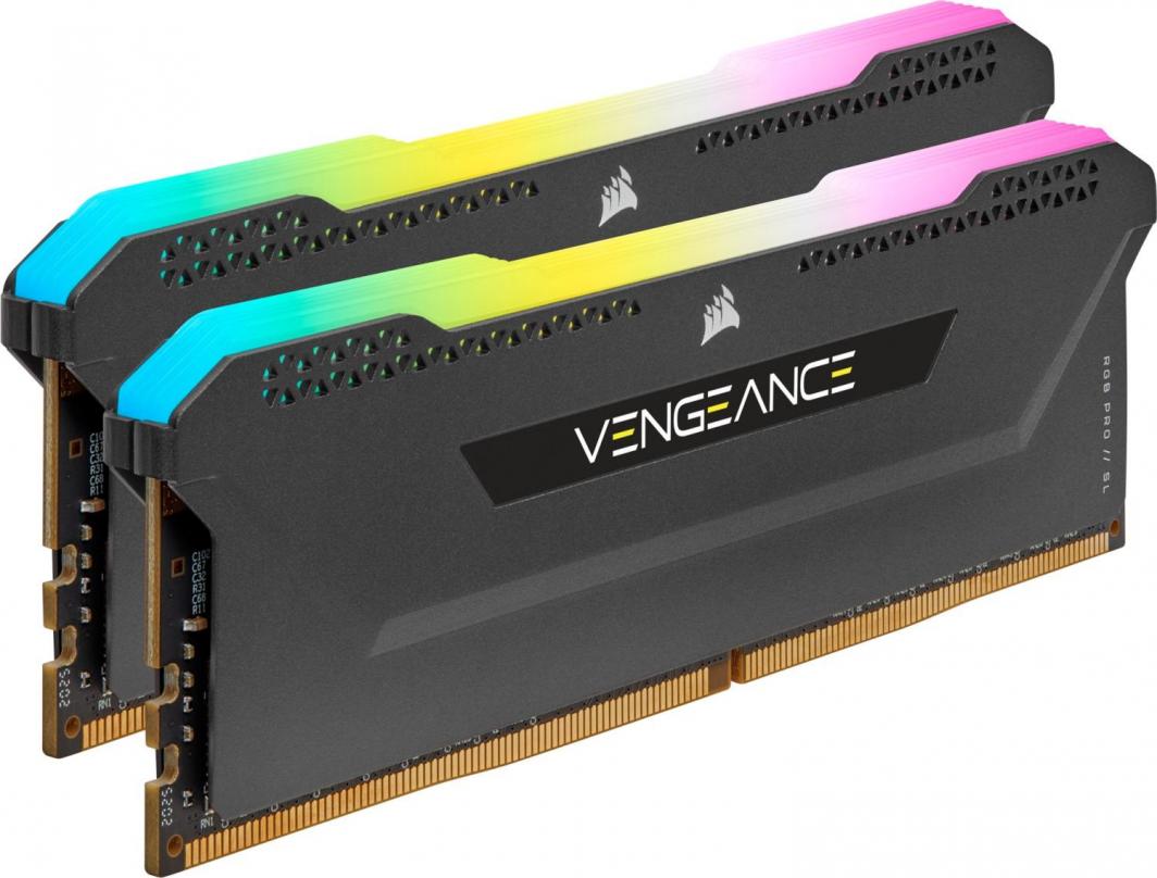 Corsair Vengeance RGB PRO SL, DDR4, 32 GB, 3200MHz, CL16