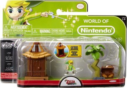 Figurka Jakks Pacific Nintendo W3 3pak Link Island Village Theme 86899 1