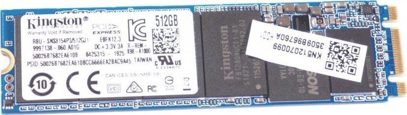 Dysk SSD Kingston 2280 M.2 (RBU-SNS8154P3/512) - demontaż 1