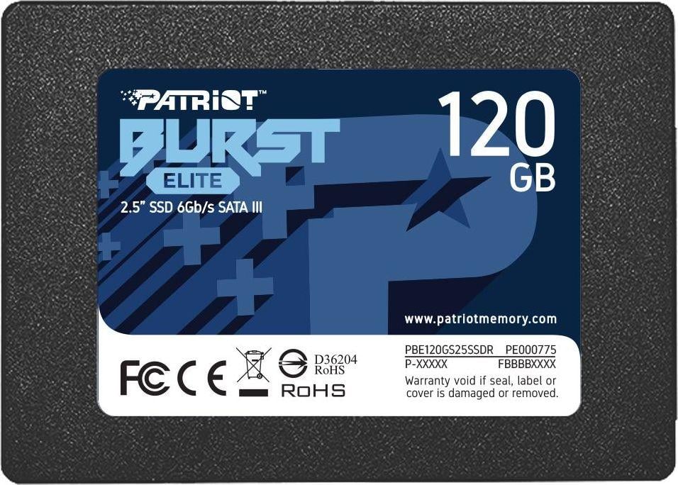 Dysk SSD Patriot Burst Elite 120 GB 2.5" SATA III (PBE120GS25SSDR) 1