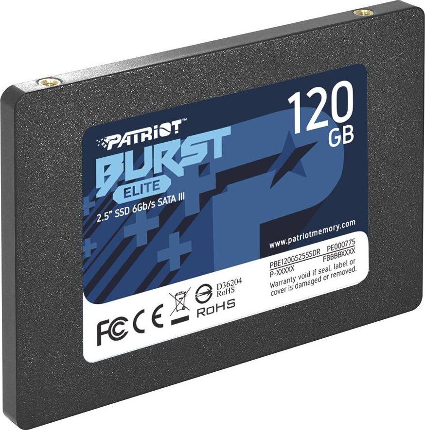 Ssd накопитель patriot burst elite pbe120gs25ssdr 120гб обзор