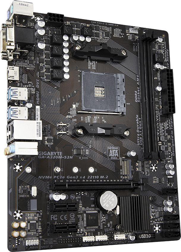 Gigabyte GA-A320M-S2H 3.0 - Płyta główna - Morele.net